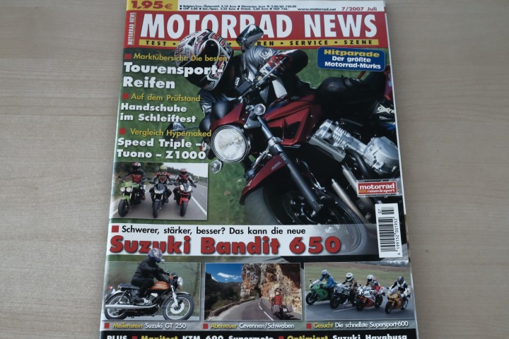 Deckblatt Motorrad News (07/2007)